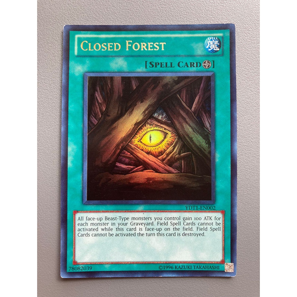 Closed Forest YDT1 EN002 LP Yugioh