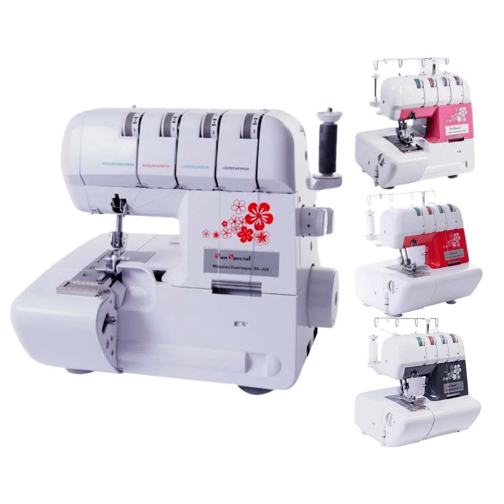 Maquina de Costura Doméstica Overlock SS320 | Shopee Brasil