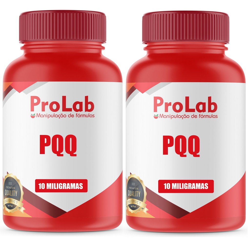Pqq - Pirroloquinolina Quinona 10mg Kit C/2 Un. Com 30 Cáps | Shopee Brasil