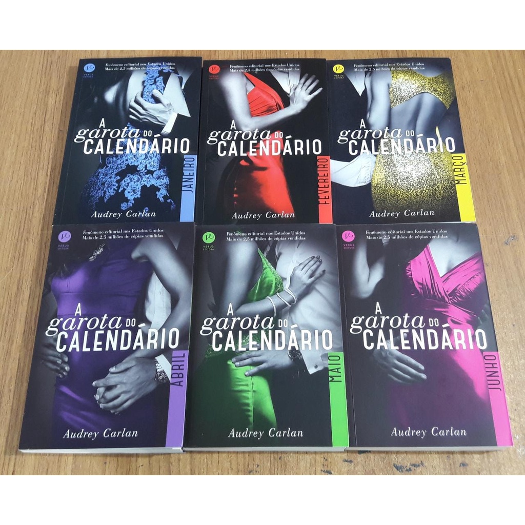 Livro A Garota do Calendário - Audrey Carlan | Shopee Brasil