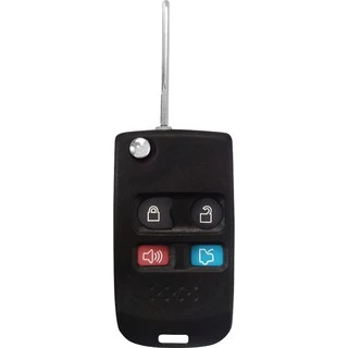 Adaptação Carcaça Chave Canivete Oca 4 Botões Ford Compatibilidade com Ford Ka, Ecosport, Fiesta