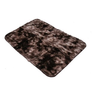 Tapete Sala Peludo Quarto Felpudo 55 Cm X 1 M marrom mesclado