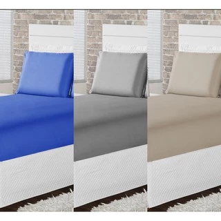 3 Jogos De Lençol Solteiro Com Elástico + Fronha em Oferta na Shopee