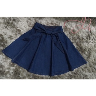 Saia jeans infantil sales rodada