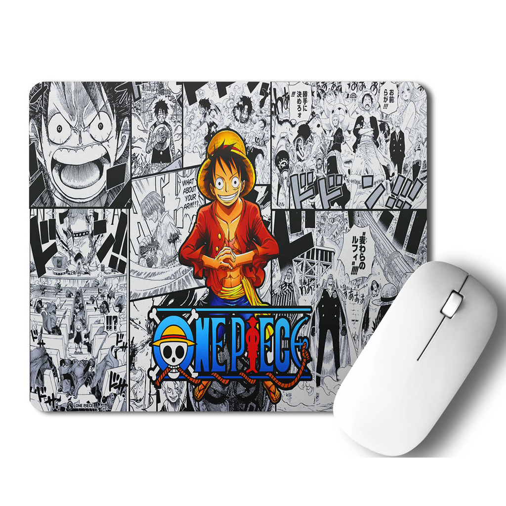 Mouse Pad Ergonomico One Piece Luffy Fundo Laranja - Maluco por Caneca -  Mouse Pad - Magazine Luiza