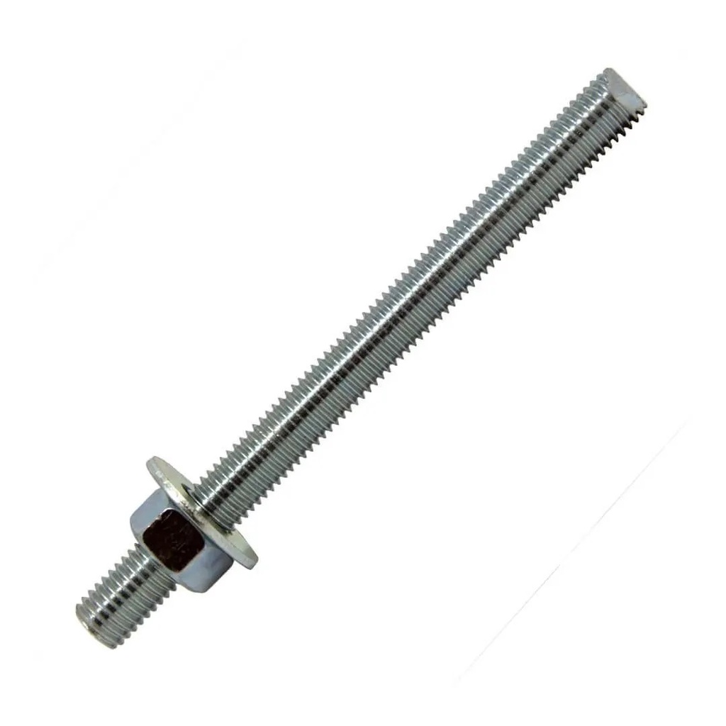 Barra Roscada Prisioneiro 3/8'' Por 22 Cm Inox 304