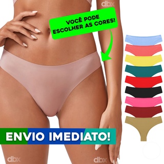 Kit 10 Tanga Sem Costura Corte A Laser Não Marca Sp