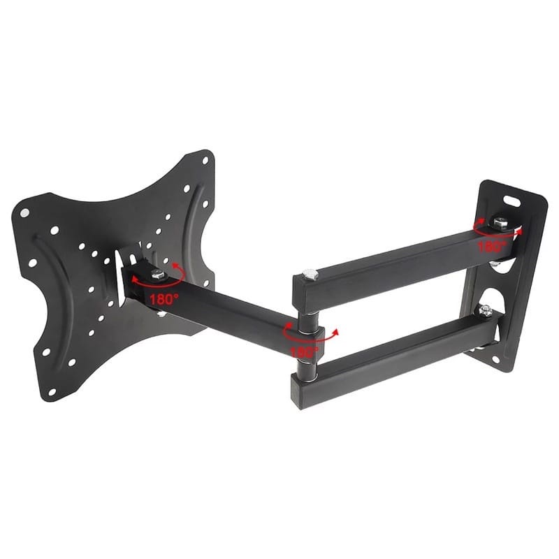 Suporte articulado tv forte 30kg 10-45 "movimento total giratória lcd led plasma tv suporte de parede montagem promoção