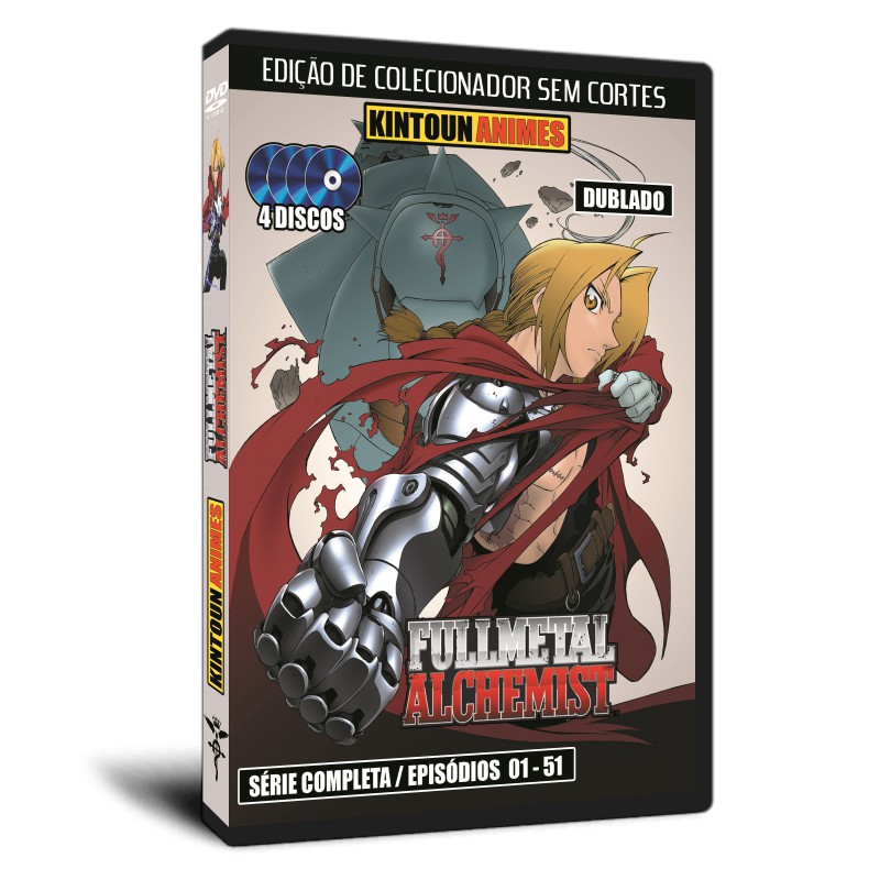 FullMetal Alchemist Série Clássica Completa em DVD | Shopee Brasil