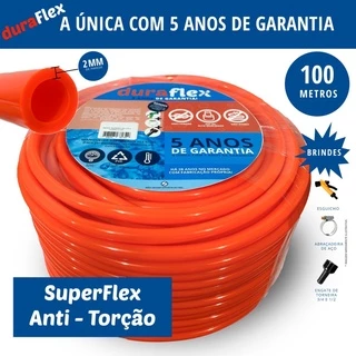 Mangueira Para Jardim Quintal 100 Metros Anti Torção DuraFlex