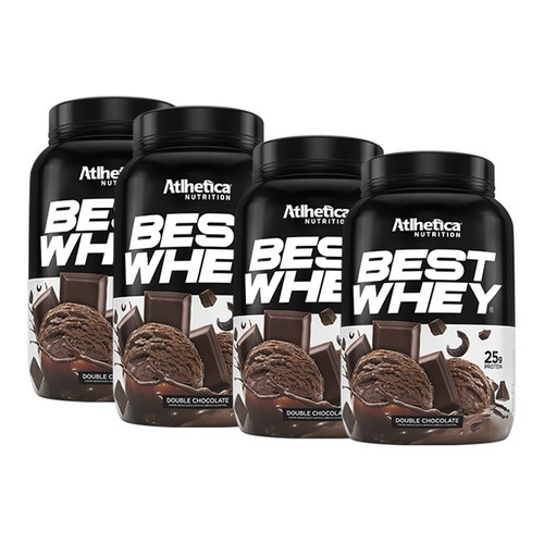 Promoção Kit 4x Best Whey 900g Atlhetica Nutrition Sabores