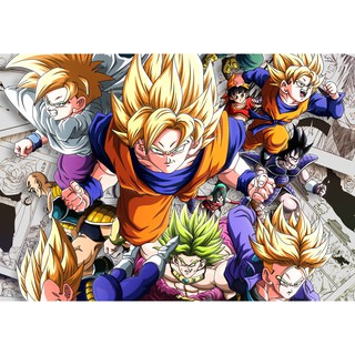 Quadro Anime Desenho Dragon Ball Goku Vegeta TT15