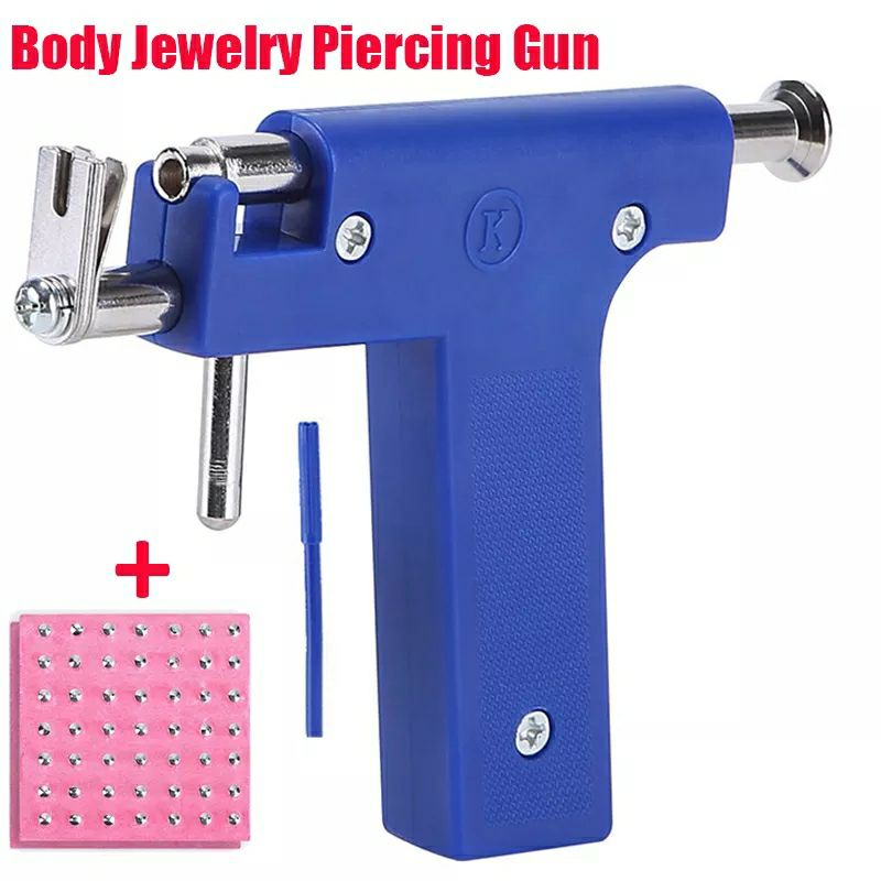 Moguxb Kit Piercing Orecchio 6pcs Pistola per Piercing Orecchio Usa e Getta con 6 Perni per Orecchie Sicurezza Piercing Orecchio Pistola per Orecchini Orecchio Indolore per Donna Uomo