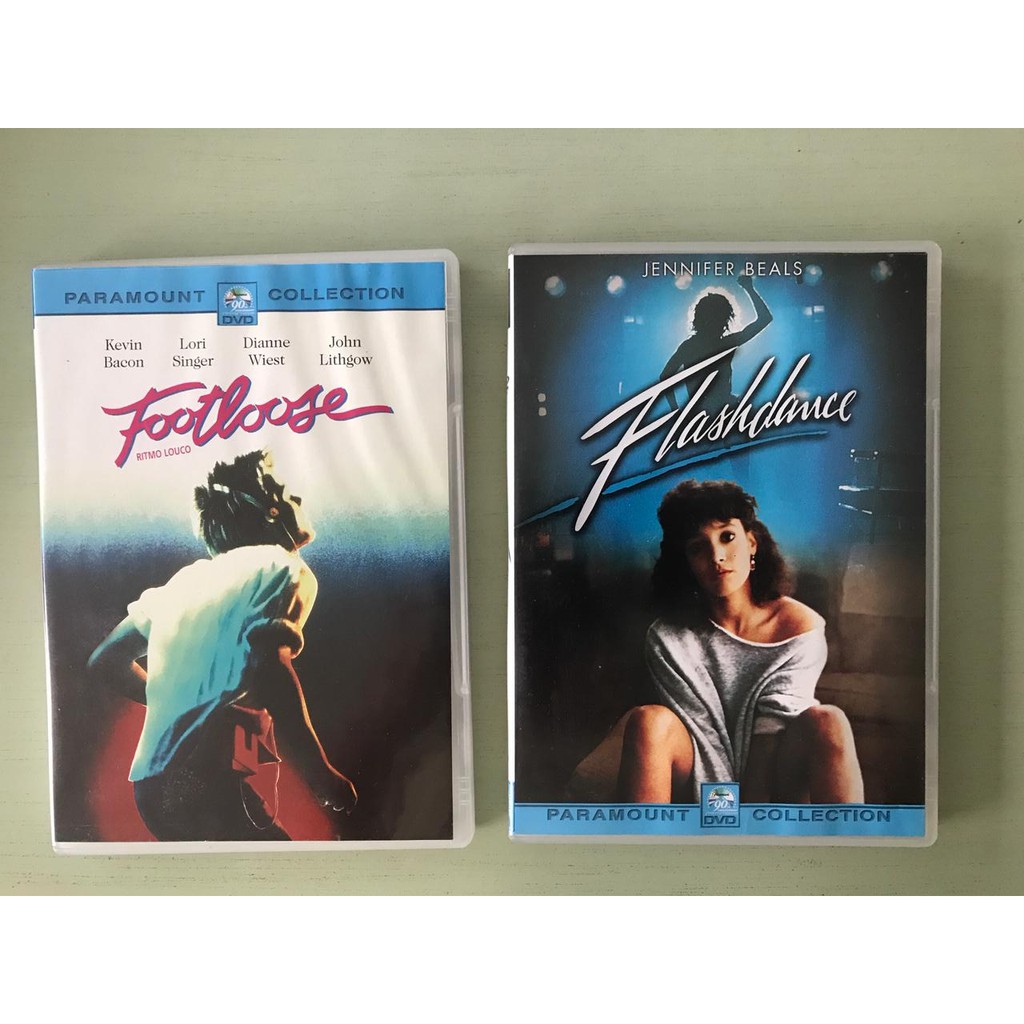 dvd filmes footlose e flashdance clássicos dos anos 80 foot loose flash  dance | Shopee Brasil