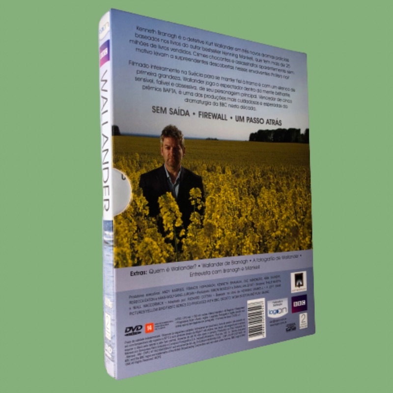 Wallander Sem Saída Firewell Um Passo Atrás 3 em 1 Filme DVD