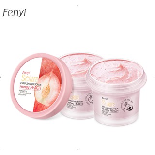 Fenyi Pêssego Esfoli @ @ Ação Corporal Esfoliante Limpeza Poros Suave Perna Braço Cuidados Com A Pele 2