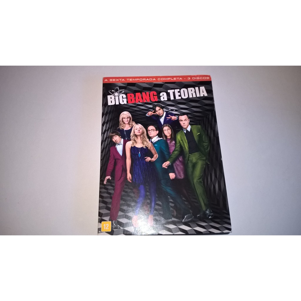 Big Bang A Teoria 6ª Temporada - Box Com 3 Dvds | Shopee Brasil