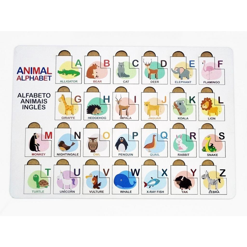 Jogo educativo: alfabeto em inglês para imprimir - Educador