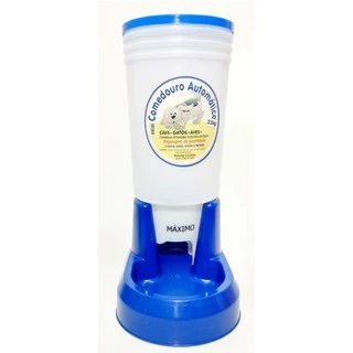 Comedouro Alimentador Automático Plasbom 3kg P/ Cães, e Gatos
