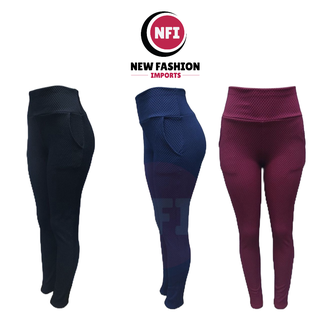 Calça Feminino Skinny Casual Tecido Coméia C/Bolso