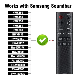 Para Samsung Soundbar HW-J4000 K360 K450 Novo AH59-02733B Controle Remoto Jogadores De Áudio/Vídeo