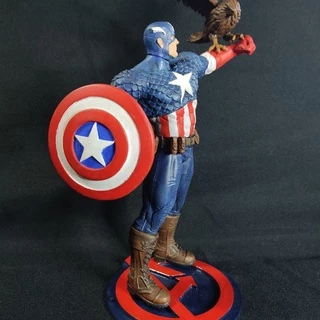 Capitão america classic action figure estátua