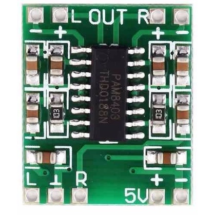 Amplificatore Casse Passive 5 Pezzi - 2x3W, Alimentazione USB 5V, Classe D, Per Altoparlanti Portatili Amplificatore Digitale Pam8403 - Foto 4