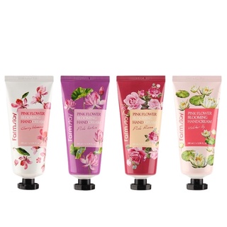 farmstay pink flower blooming hand cream 4 types