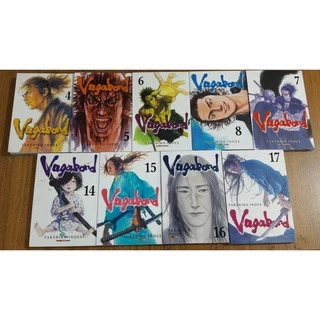 Mangá Vagabond - Vol. 4, 5, 6, 7, 8, 14, 15, 16 e 17