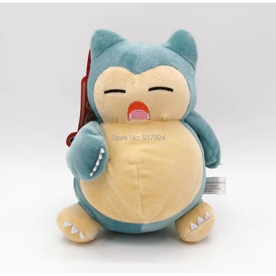 Pelúcia Snorlax Boneco Pokémon 18cm Pokémon Center