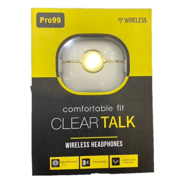 Clear Talk Wireless Headphones Comfortable Fit Pro 99