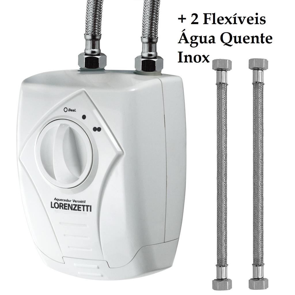 Aquecedor Agua Eletrico Versatil 220v Lorenz + 2 Flexiveis | Shopee Brasil