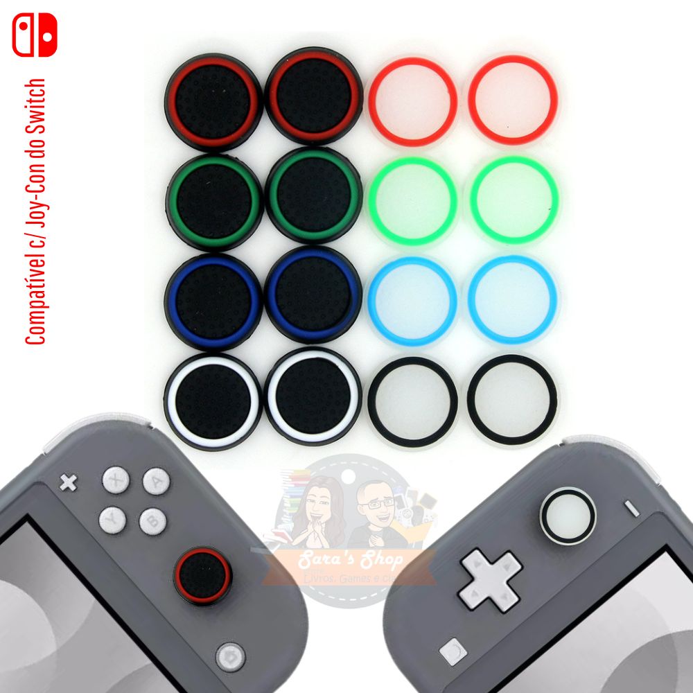 Par de Grip para Analógico de Joy-Con Nintendo Switch