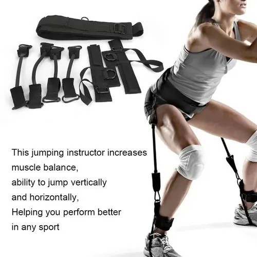 Kit Elástico Para Treinamento de Impulsão Treino Funcional Saltos