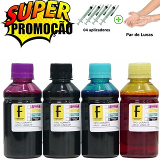 400ml Kit Tinta Recarga Cartucho 664 Hp 2136 3636 3836 Com manual de instruções