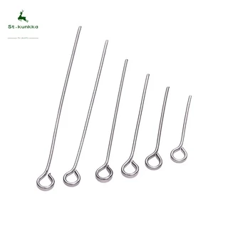 100pcs15 16 18 20 22 25 30 35 40 45 50 60 70 mm Alfinetes De Aço Inoxidável Para A Fabricação De Jóias Acessórios Artesanato De Bricolagem