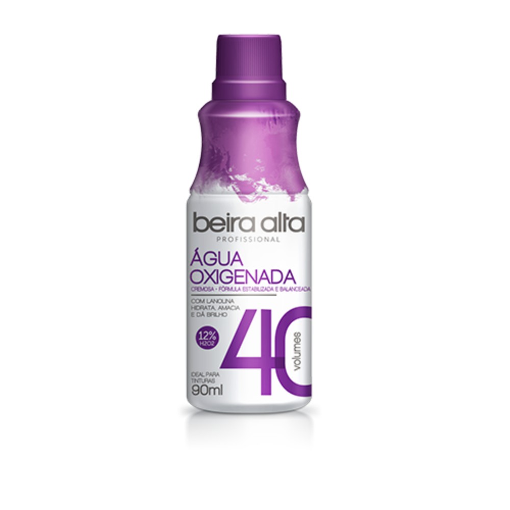 ÁGUA OXIGENADA CREMOSA 40 VOLUMES CLAREIA 5 TONS 90ML BEIRA ALTA ...