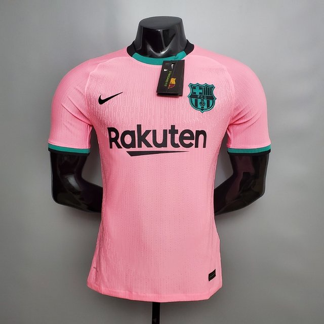 Camisa barcelona hot sale rosa feminina