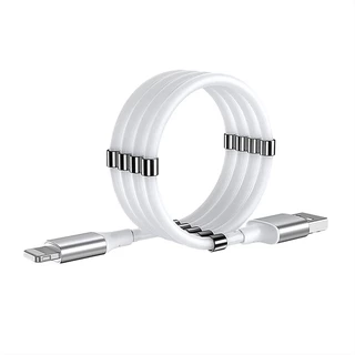 Cabo magnético Carregador de telefoneUSB, retrátil e carregador rápido