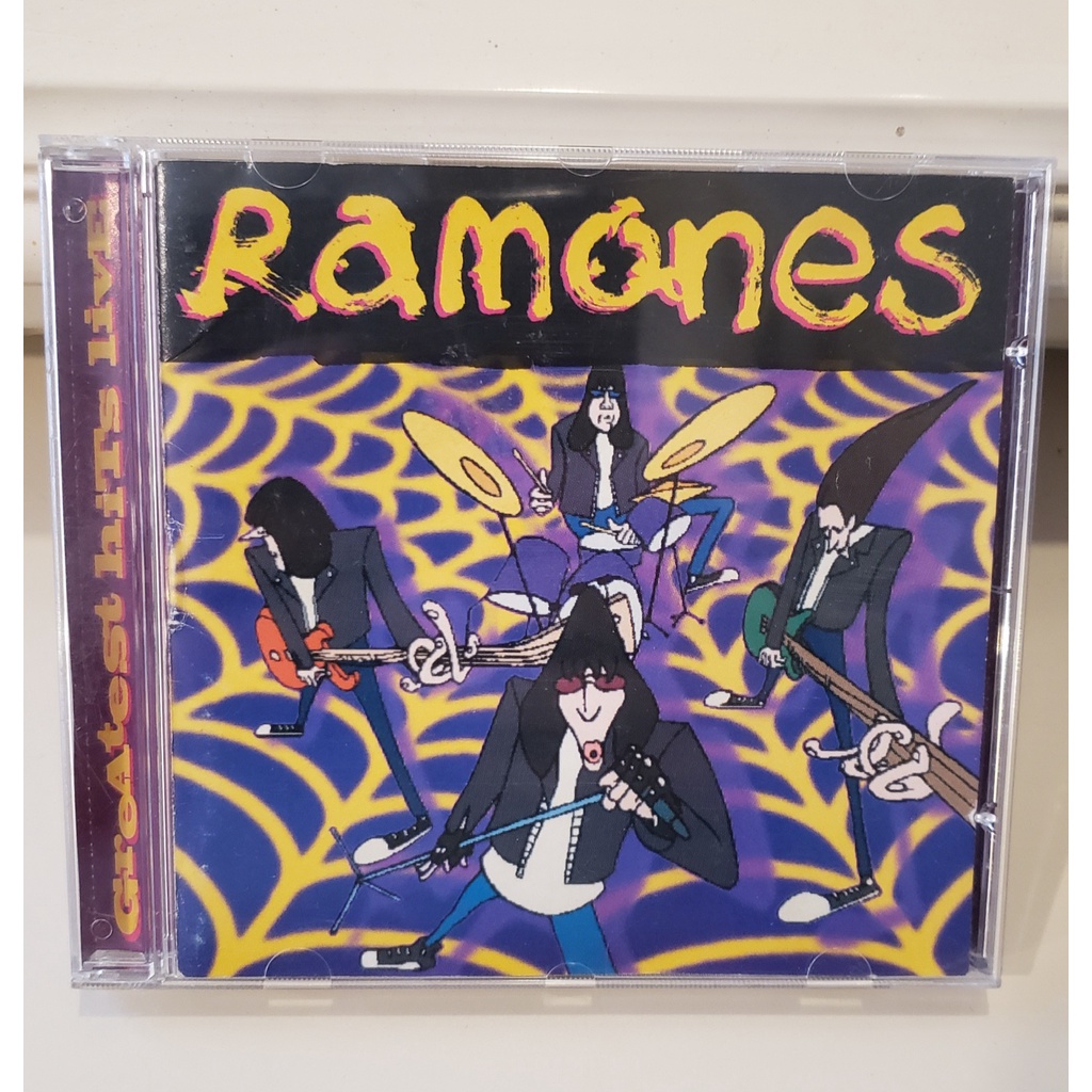 CD Ramones Greatest Hits Live (1996) Shopee Brasil