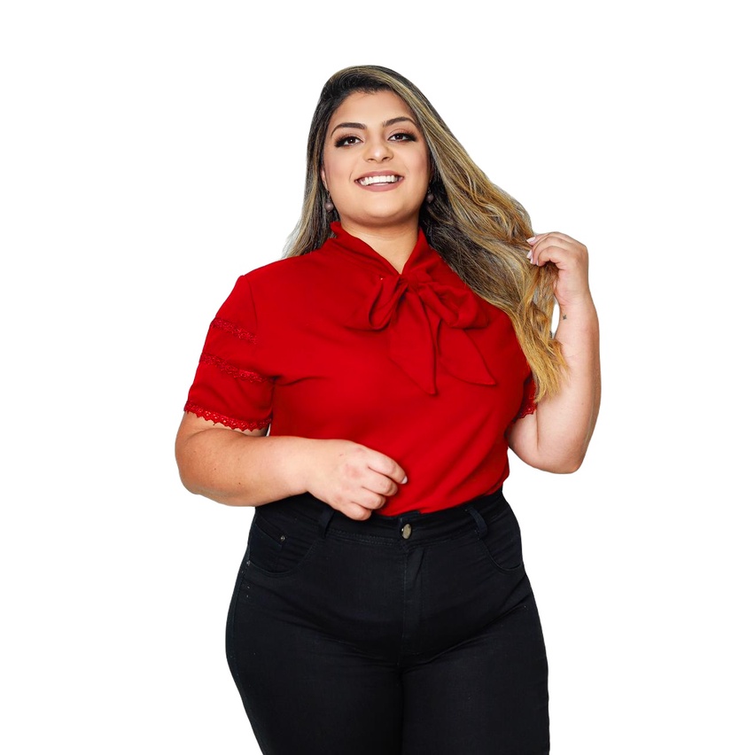 Blusa Feminina Moda Maior Plus Size Linda Barata Cod:bp10