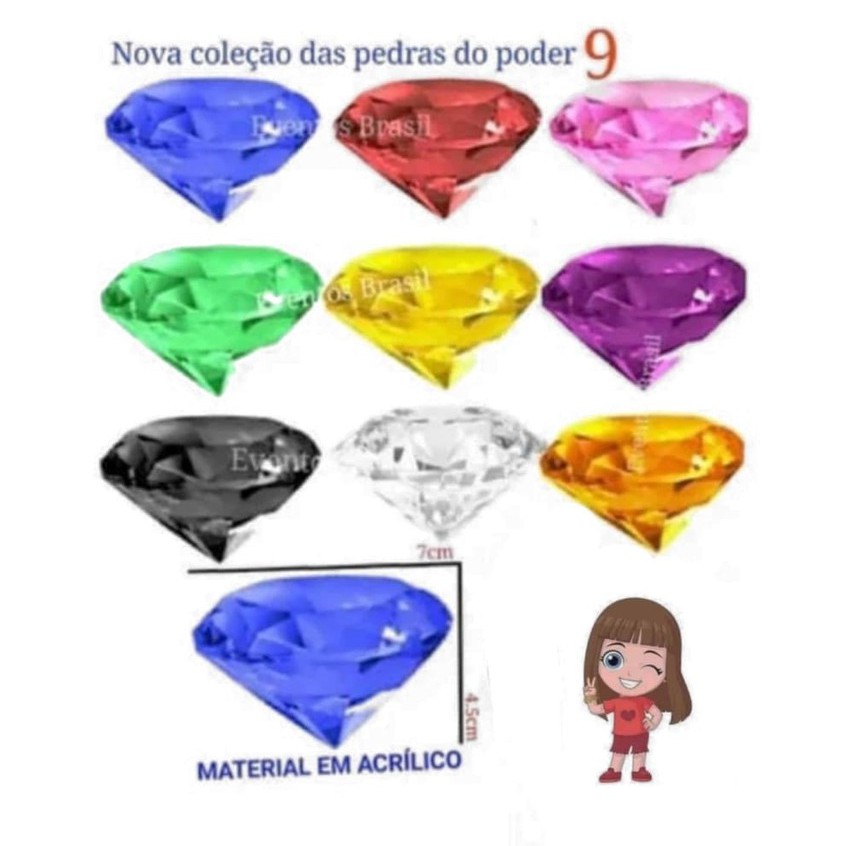 kit 9 Pedras do Poder Lucas Neto Os Aventureiros | Shopee Brasil