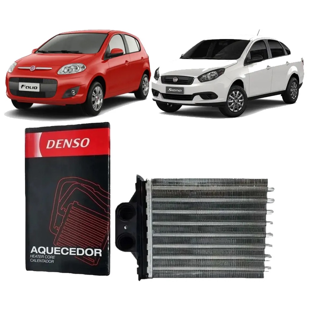 RADIADOR DE AR QUENTE AQUECIMENTO GRAND SIENA PALIO UNO FIORINO 2011 EM DIANTE MOBI 2017 A 2021