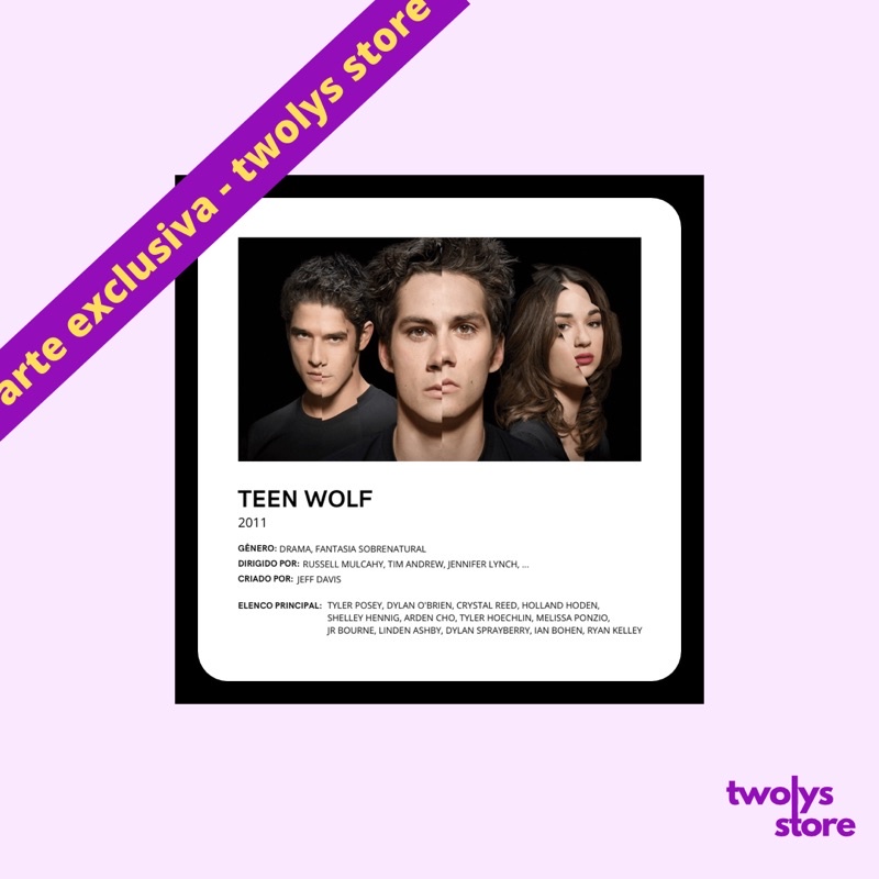 Quadro “Teen Wolf” - Filmes e Séries - Netflix|HBO|Disney|PrimeVideo ...