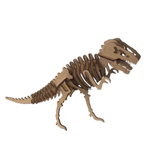 Kit Quebra Cabeça 3d Dinossauro Robô - T-rex E Triceratops