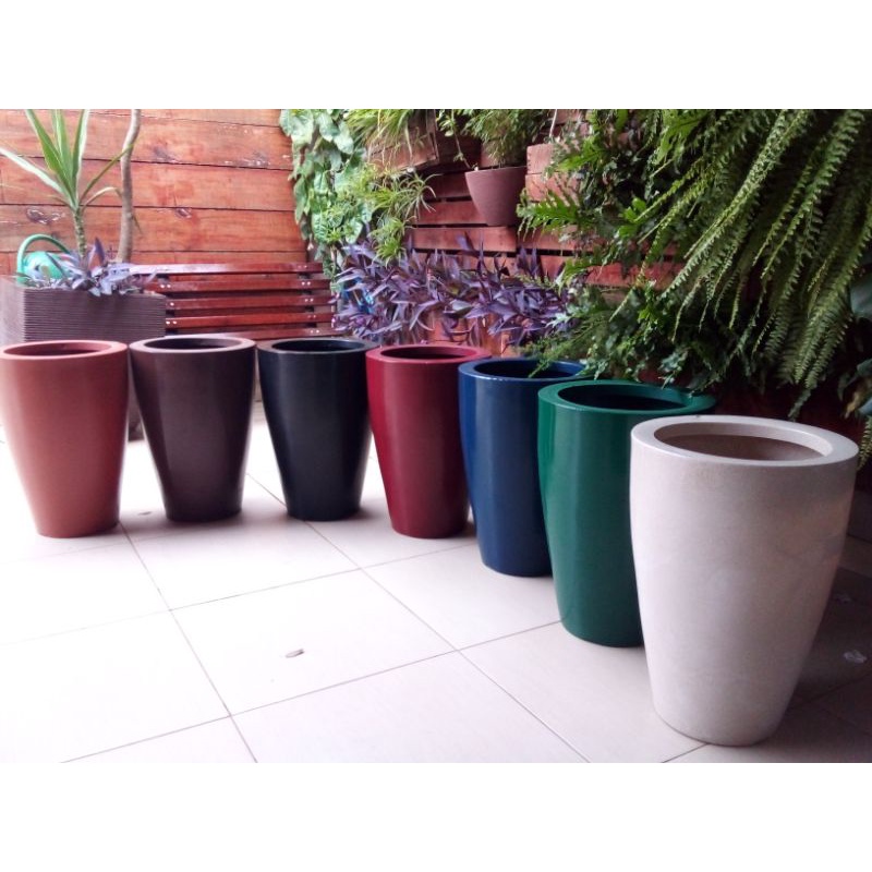 Vaso Para Planta Vasap 55 Com Brilho | Shopee Brasil