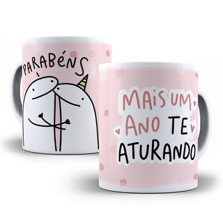 Caneca Meme Flork Parabéns para Tu - Xicara de Café e Chá de Feliz  Aniversário Divertida Presente Zoiera para Amigo e Amiga - AliExpress