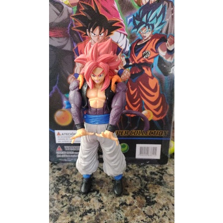 Boneco PVC Goku e Vegeta (fusão sayajin 4)