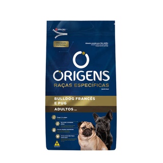 Ração Origens Cães Adultos Buldog Francês e Pug ? 10,1Kg
