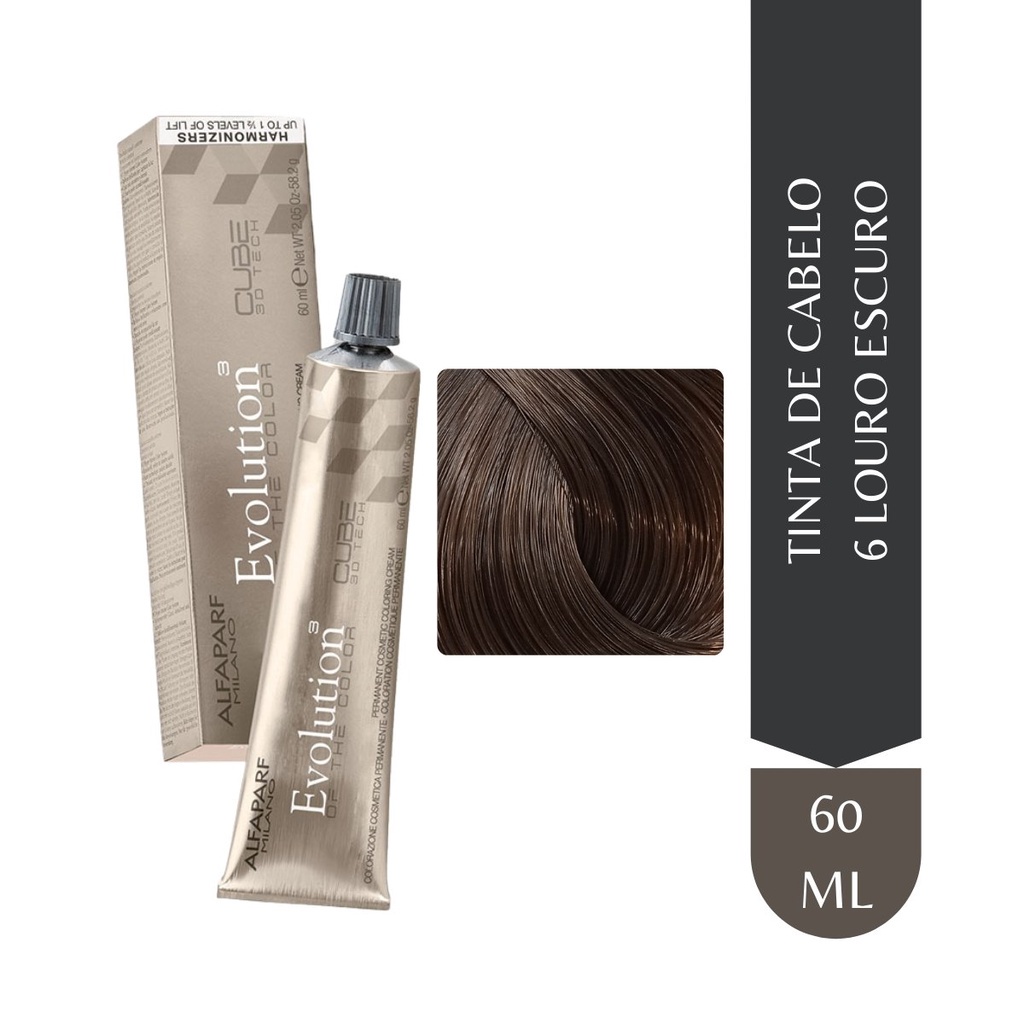 Alfaparf Tinta Evolution 6 Louro Escuro | Shopee Brasil